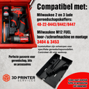 Organizer-inleg voor Milwaukee M12 FPD2 boormachine en M12 FID2 slagschroevendraaier – productinformatie 5