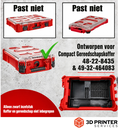 Organizer-inleg voor Milwaukee M12 FDGS rechte slijper – productinformatie 4