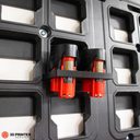 Set dubbele accuhouders voor kleine Milwaukee M12 1,5/2,0/2,5/3,0 Ah – detailfoto 1