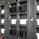 Set van 4 accuhouders voor Milwaukee PACKOUT Compact montageplaat – detailfoto 1