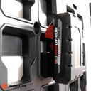 Set van 4 accuhouders voor Milwaukee PACKOUT Compact montageplaat – detailfoto 2
