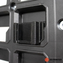 Set van 4 accuhouders voor Milwaukee PACKOUT Compact montageplaat – detailfoto 3