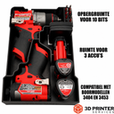 Organizer-inleg voor Milwaukee M12 FPD2/FID2 boormachine en slagschroevendraaier – productinformatie 3