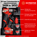 Organizer-inleg voor Milwaukee M12 FPD2/FID2 boormachine en slagschroevendraaier – productinformatie 7