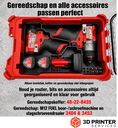 Organizer-inleg voor Milwaukee M12 FPD2/FID2 boormachine en slagschroevendraaier – productinformatie 8