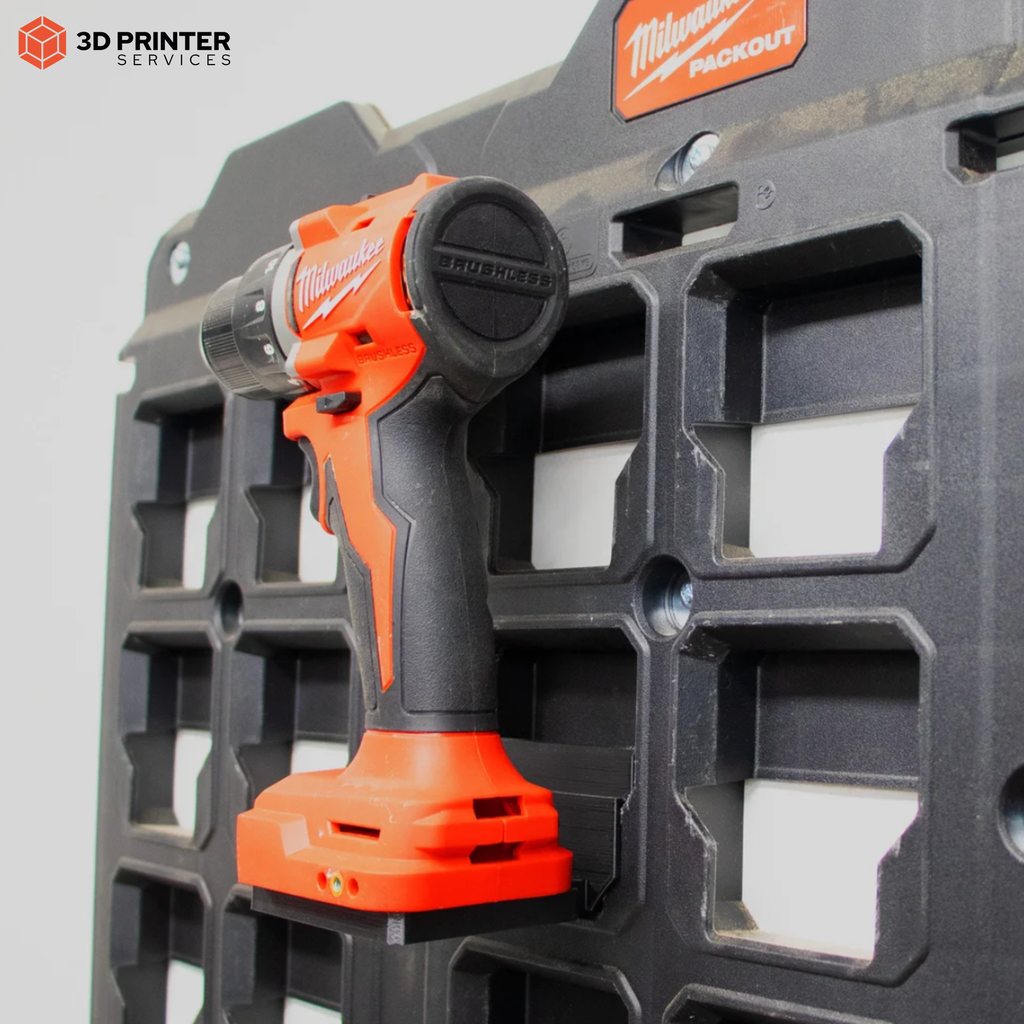 Wandhouderset voor Milwaukee PACKOUT Compact montageplaat 4932480621/4932480622 – detailfoto 1