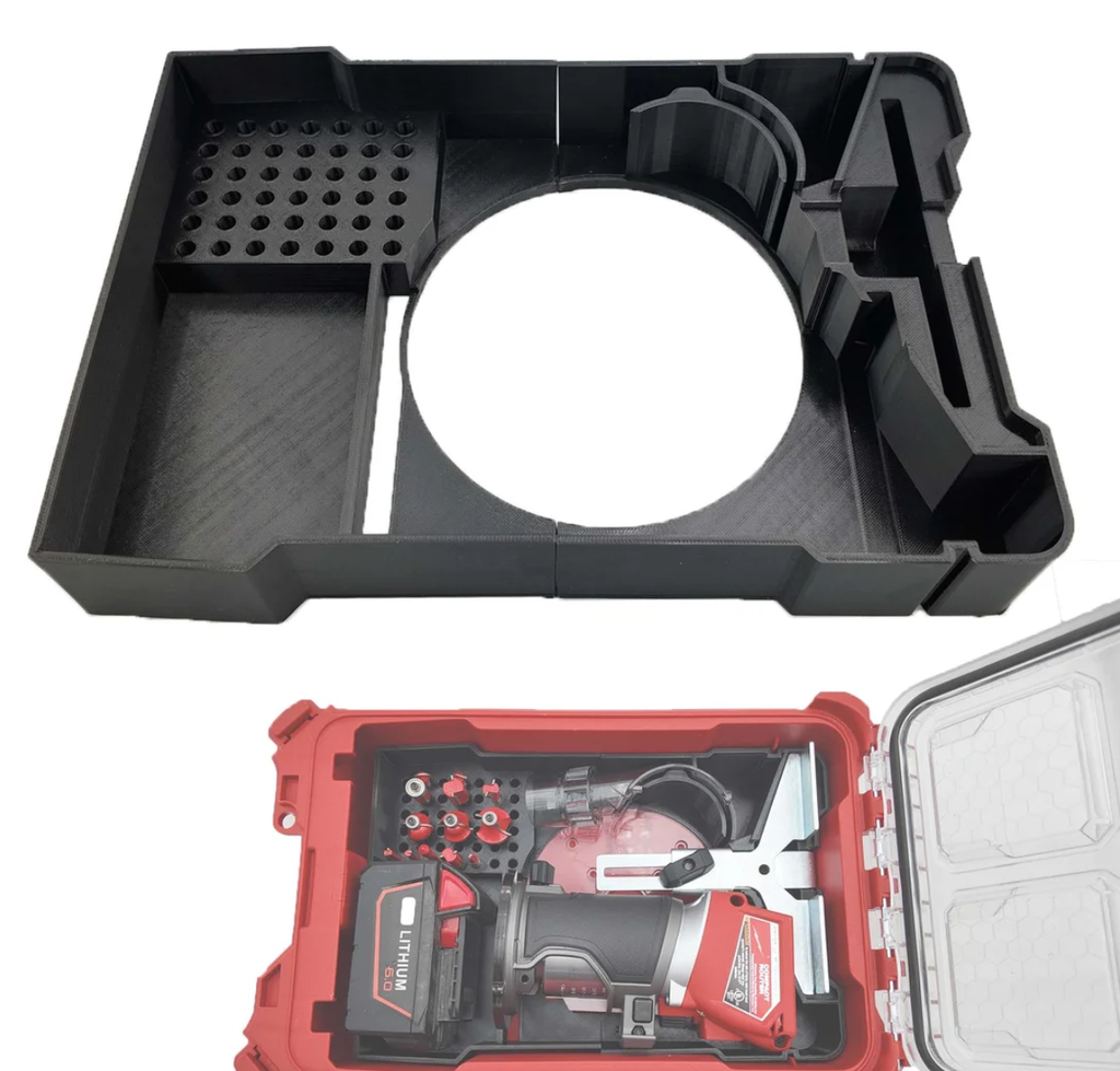 [12] Organizer-inleg voor Milwaukee M18 FTR bovenfrees – Packout Compact Organiser 4932464083