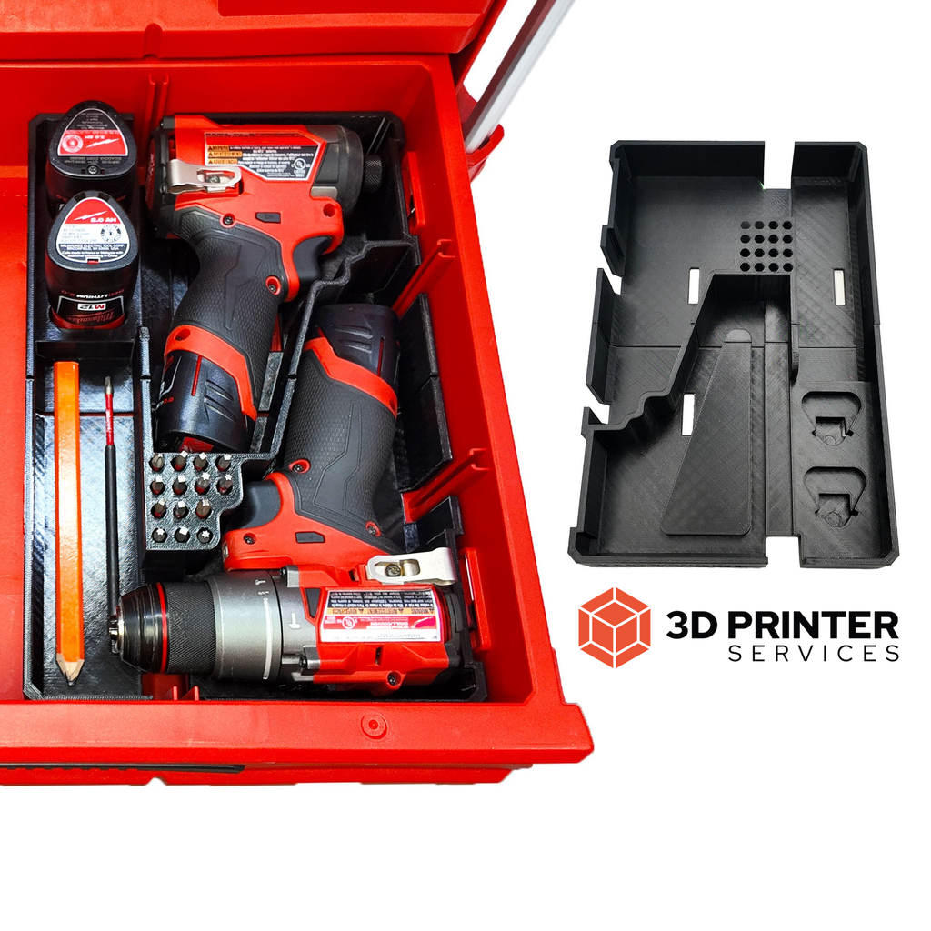 [17] Organizer-inleg voor Milwaukee M12 FPD2 boormachine en M12 FID2 slagschroevendraaier – 4932472130/4932472129/4932493191