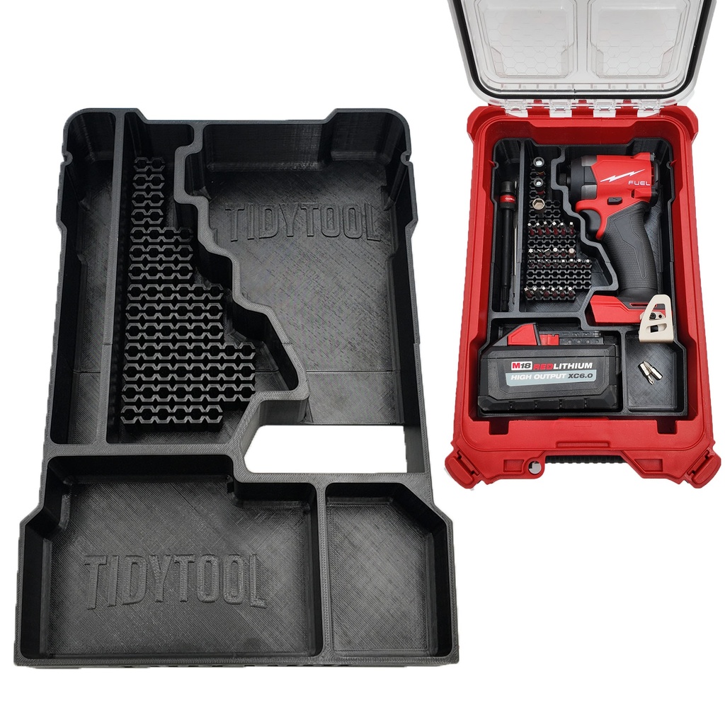 [26] Organizer-inleg voor Milwaukee M18 FID3 slagschroevendraaier – Packout 4932464083