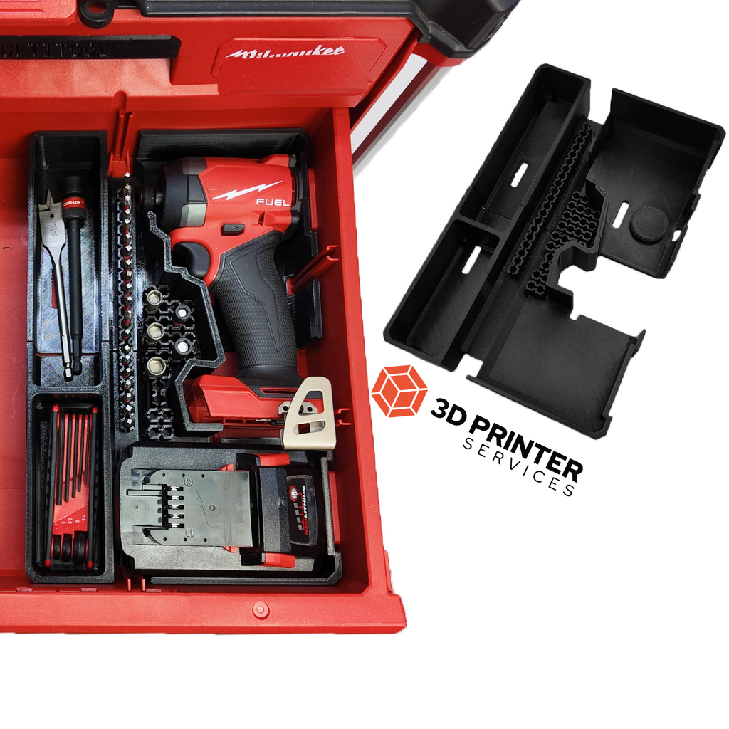 [27] Organizer-inleg voor Milwaukee M18 FID3 slagschroevendraaier – 4932472130/4932472129/4932493191