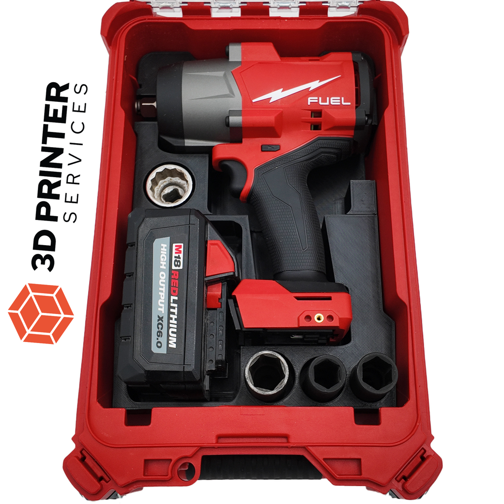 [28] Organizer-inleg voor Milwaukee M18 FHIW2F12 slagmoersleutel – Packout 4932464083