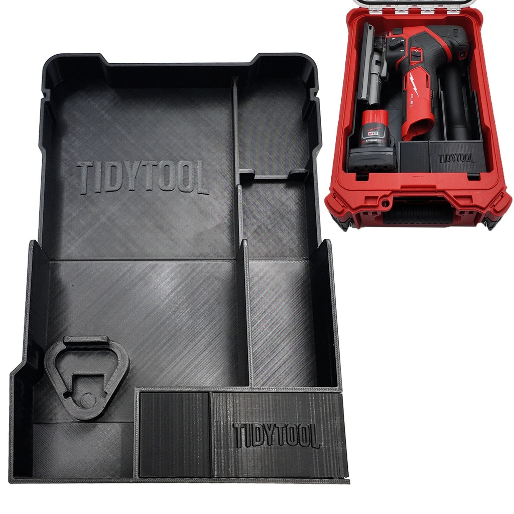 [34] Organizer-inleg voor Milwaukee M12 FJS decoupeerzaag – Packout Compact Organiser 4932464083