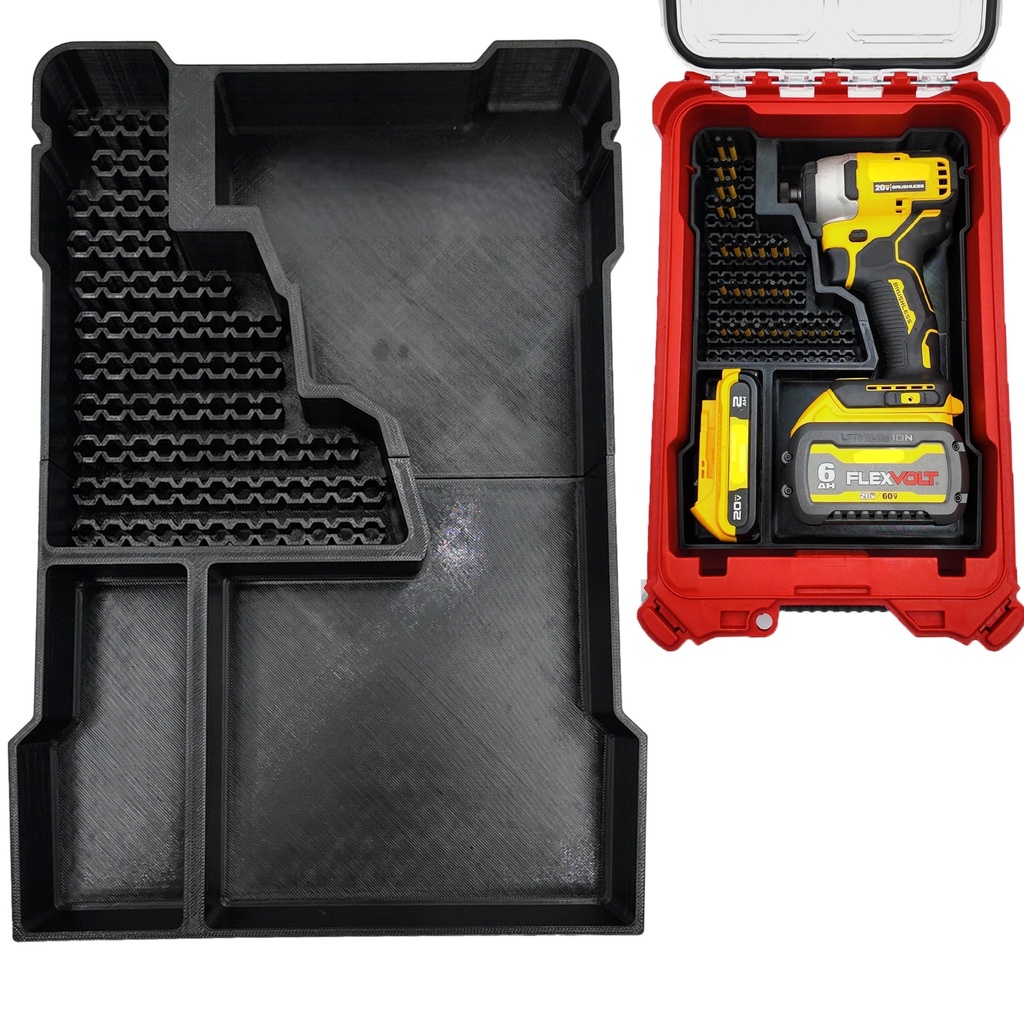 [7] Organizer-inleg voor DeWALT DCF809 18V XR slagschroevendraaier – Packout Compact Organiser 4932464083