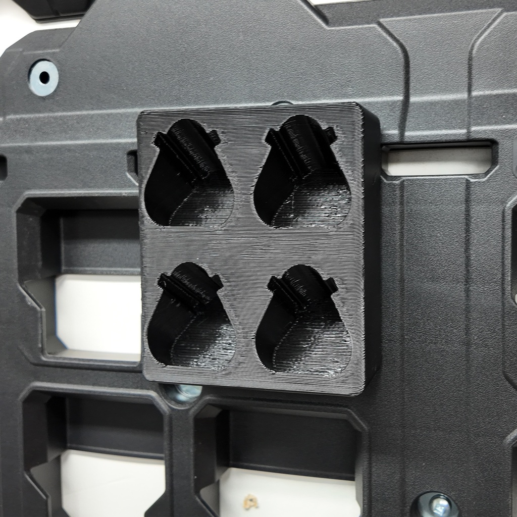 [41] Accuhouder voor Milwaukee kleine M12 1,5/2,0/2,5/3,0 Ah – PACKOUT 4932480621 en 4932480622