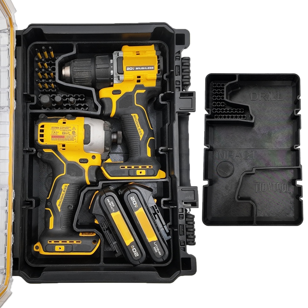 [58] Organizer-inleg voor DeWALT DCF809 en DCD794 18V XR boormachine en slagschroevendraaier – DWST83392-1