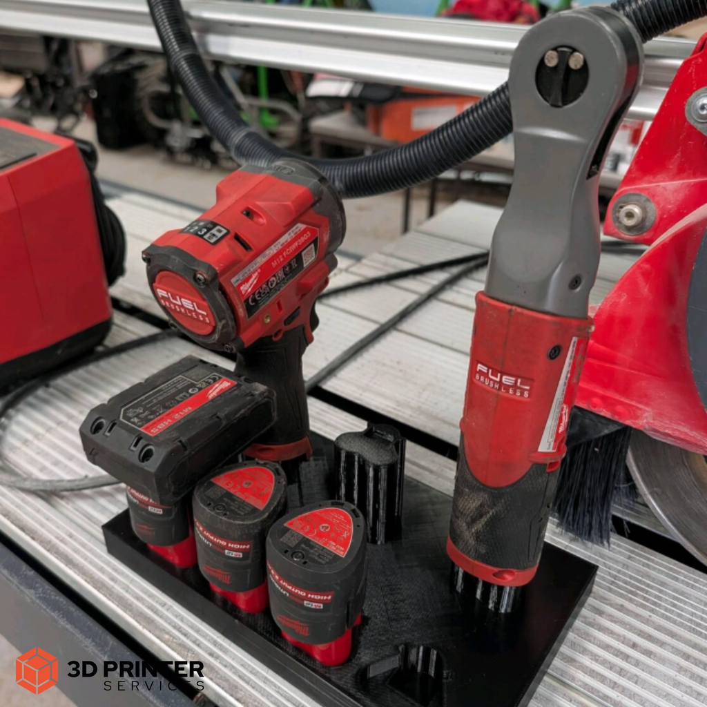[50] Toolhouder voor Milwaukee M12-gereedschappen en accu's